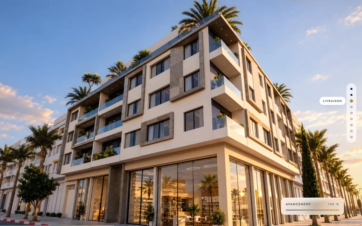 Accueil APA Agency : l'immeuble Nouraya II livré à la fin du film de construction
