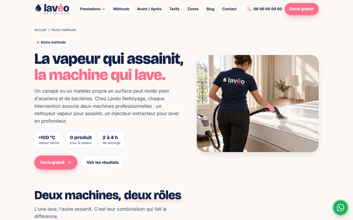 Page Notre méthode