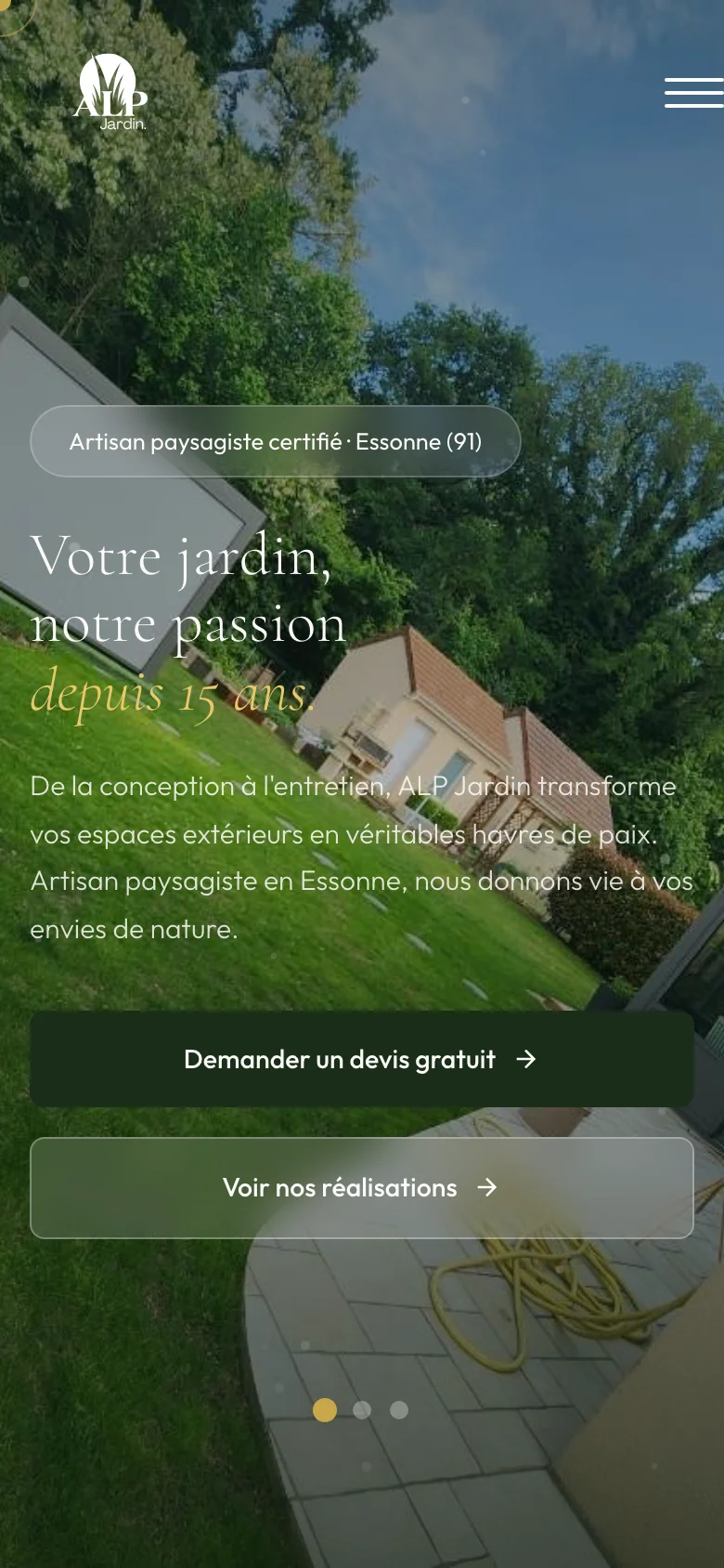 Site Alp Jardin mobile