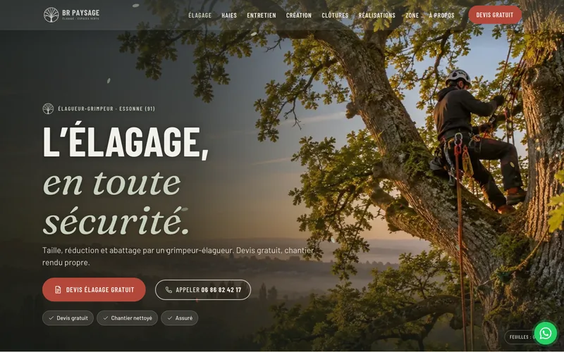 Site BR Paysage par MedAgency
