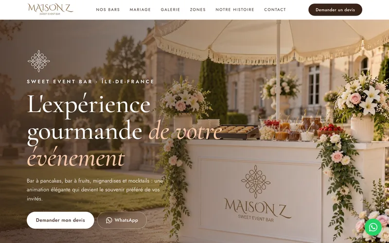 Site Maison Z par MedAgency
