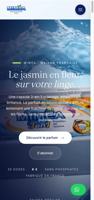 Site mobile MIM&Eacute;A