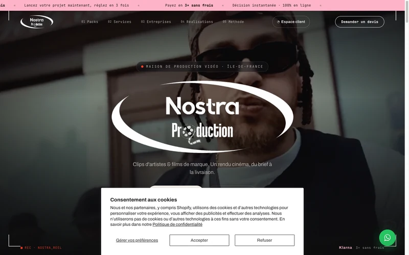 Site NOSTRA par MedAgency