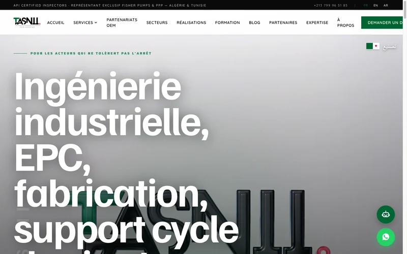Site TASNII Engineering par MedAgency
