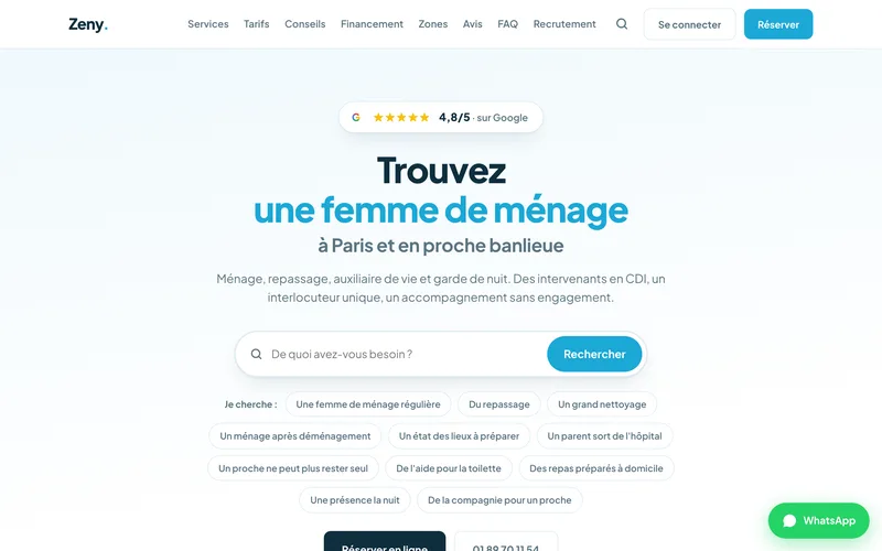 Site Zeny par MedAgency